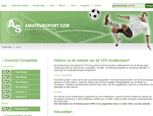 Tablet Screenshot of amateursportvzw.be